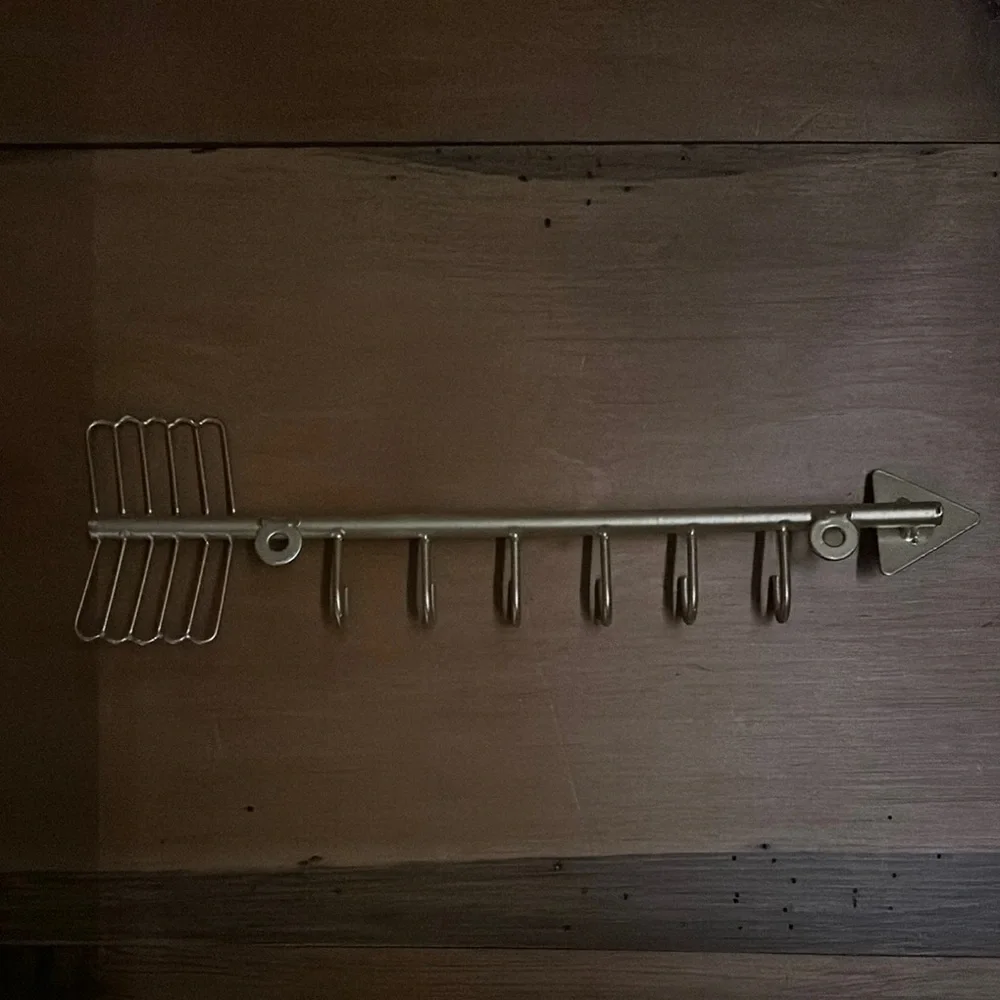 🌿 METAL ARROW WALL HOOK RACK - Picture 2 of 2